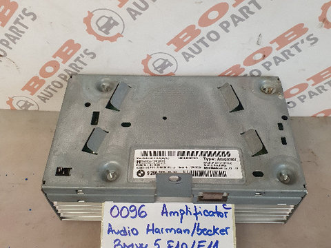 0096 AMPLIFICATOR AUDIO HARMAN BECKER BMW SERIA 5 F10 F11 COD 9266355