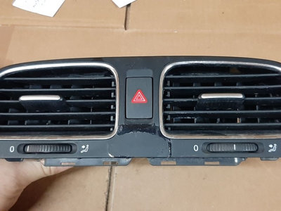 02358 Grila ventilatie centrala bord Vw Golf 6