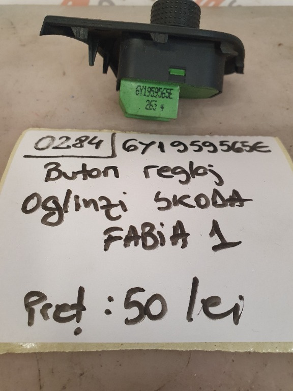 0284 6Y1959565E BUTON REGLAJ OGLINZI SKODA FABIA 1