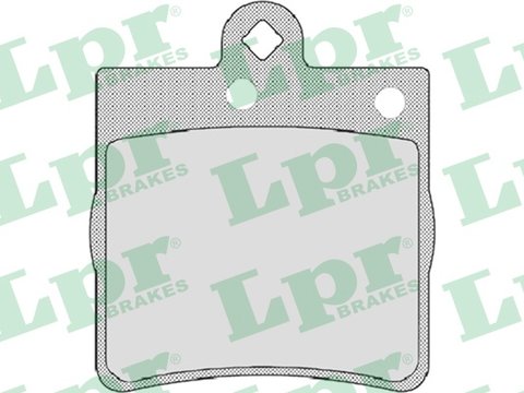 05p726 set placute spate lpr pt mercedes