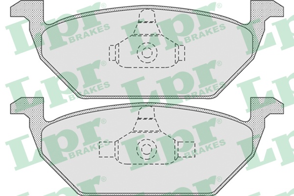 05p730 set placute frana fata lpr italia