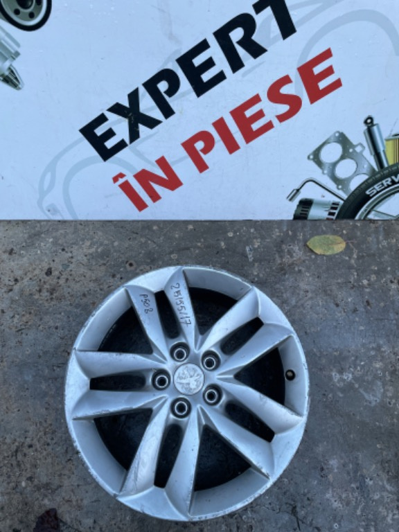 1 bucata janta aliaj pe 17" 5x108 peugeot 7j et46 cod 9671401377