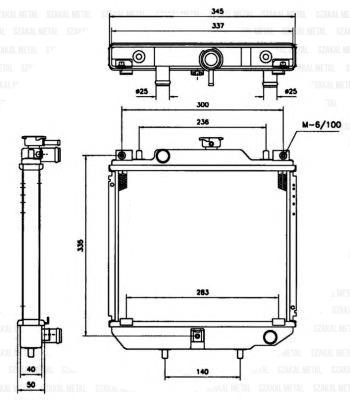 1502708571 Radiator racire/apa AIXAM 500 0.5 Diesel NOU !