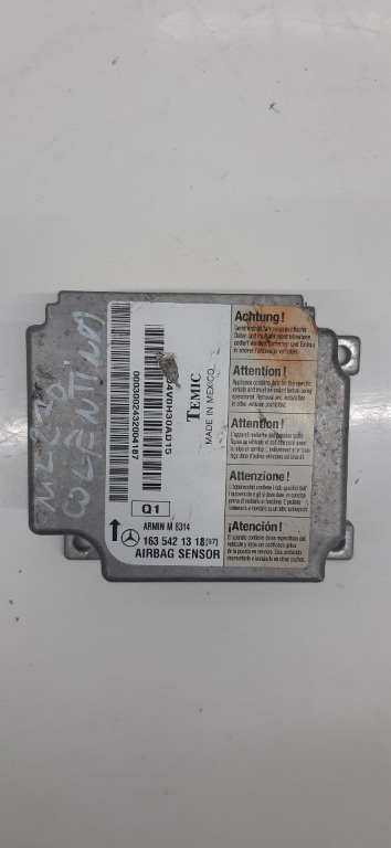 1635421318 Calculator/Modul Airbag Mercedes ML 270 W163