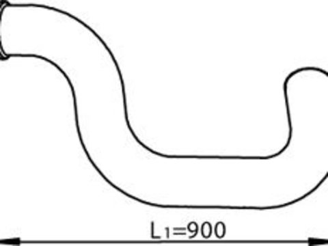 20429020 Tubulatura evacuare gaze Volvo FH12 (toba in flexibil) - NOU