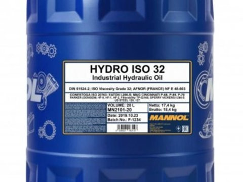 2101 HLP32 ULEI HIDRAULIC HYDRO ISO 32 HL 20L MANNOL