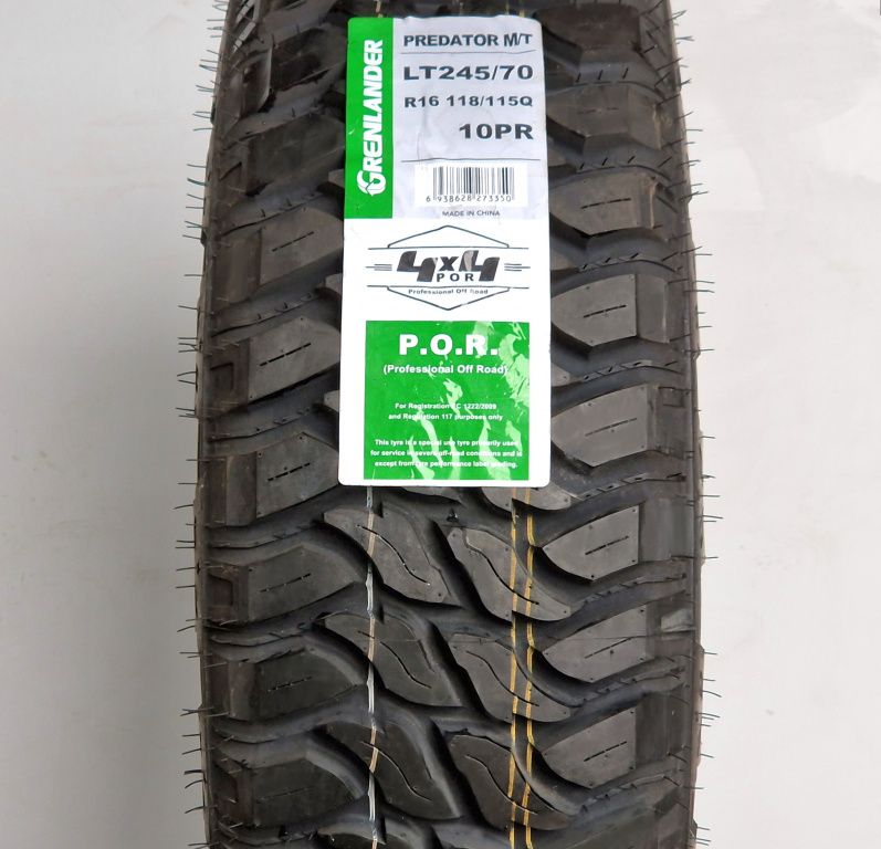 245/70 R16 Grenlander, Predator 118/115Q 10 PR, Off Road MT M+S 245 70 16 Anvelope, Cauciucuri, Tires, Reifen, Gumiabroncs