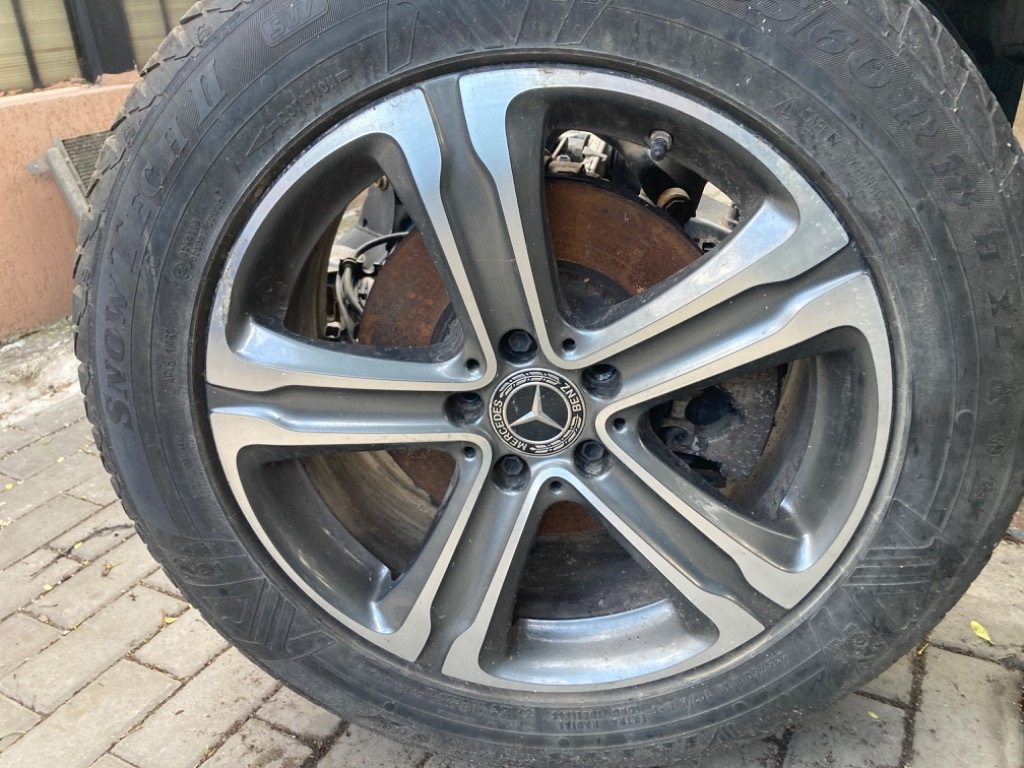 3 bucati janta pe 18" 5x112 oem mercedes glc w253 8j et38 cod a2534010700