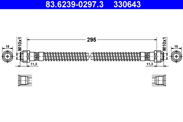 330643 Furtun Frana - Ate Porsche 83.6239-0297.3