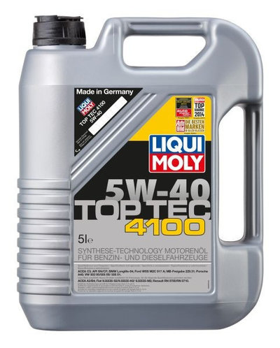 3701 Ulei motor Liqui Moly Top Tech 4100 5W40 5L