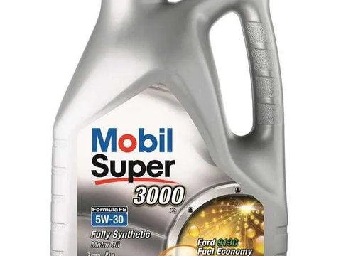 4 litri ulei Mobil SUPER 3000 5W-30 si filtru ulei MANN pentru Ford Puma