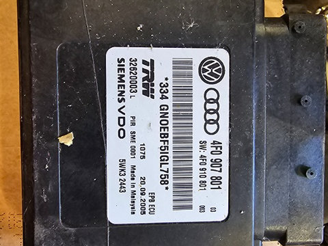 4F0907801, Calculator frana de mana Audi A6 (4F)