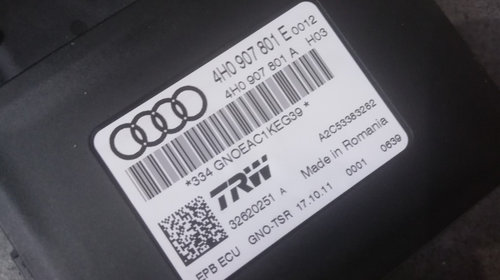 4H0907801E Modul frana de mana Audi A7 4