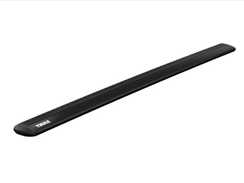 711320-THULE 127 SET BARE TRANSVERSALE WINGBAR EVO BLACK, ALUMINIUM, NEGRE, 127CM THULE