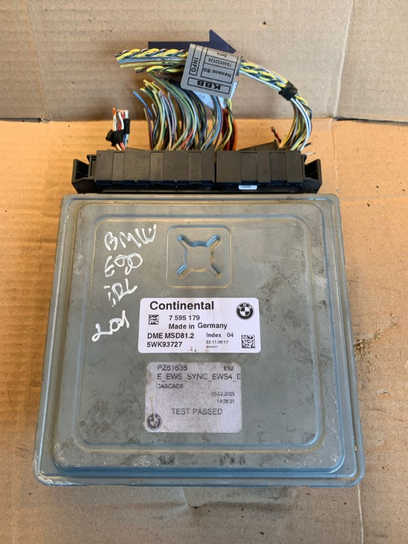 7595179 5WK93727 ecu motor BMW E90