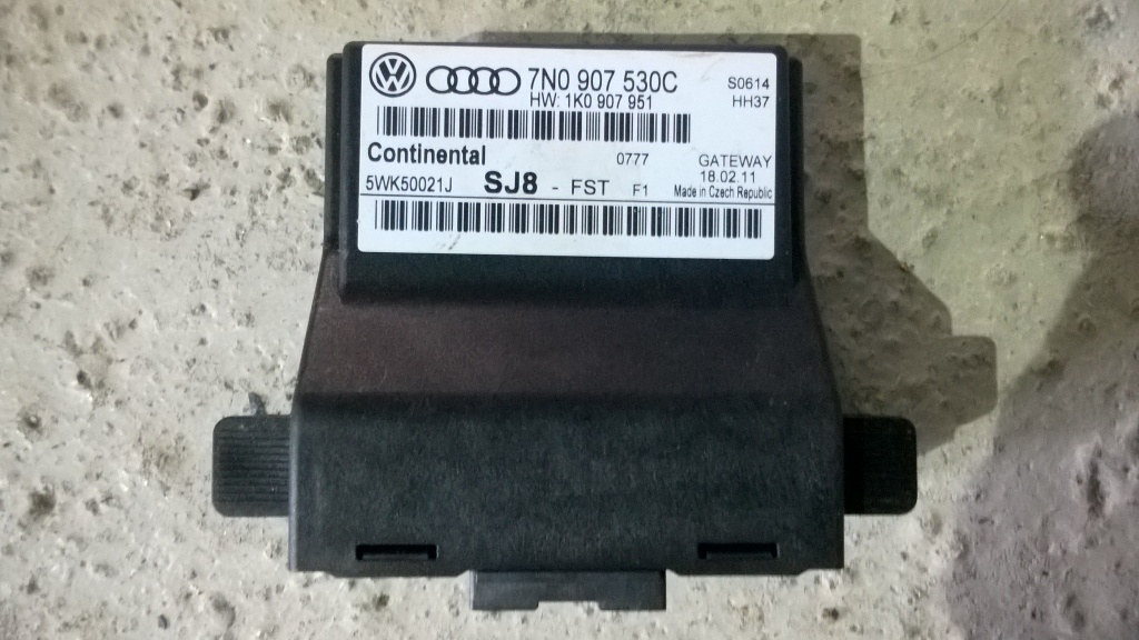 7N0907530C Modul Can Gateway Skoda Superb 2 din 2010 2011 2012 2013