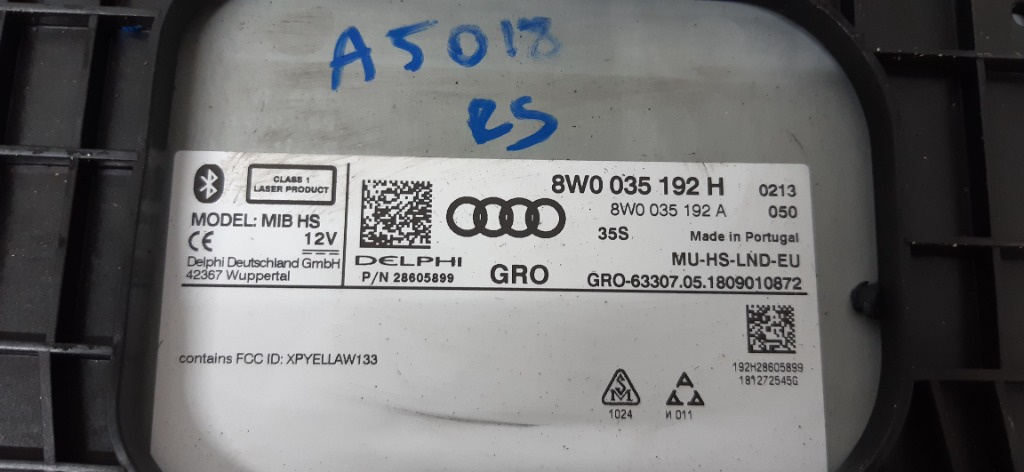 8W0035192 Unitate Multimedia / MMI Audi 