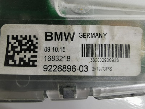 9226896 03 Antena GPS BMW SERIA 3 GT F34 GRAN TURISMO