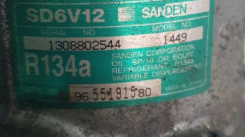 9655191580 Compresor AC Peugeot 207 (WA)