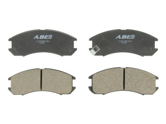 ABE set placute frana,frana disc C13031ABE montare punte fata pentru masina MAZDA 323 S VI limuzina (BJ) 1998 1999 2000 2001