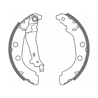 ABE Set saboti frana montare puntea spate C0P027AB