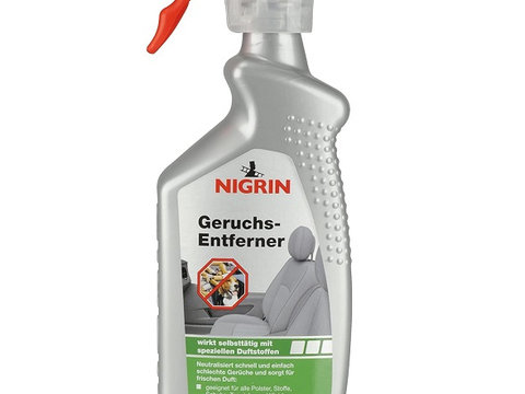 Absorbant de mirosuri NIGRIN solutie pentru tapiterie, incaltaminte, covoare si imbracaminte, 500ml