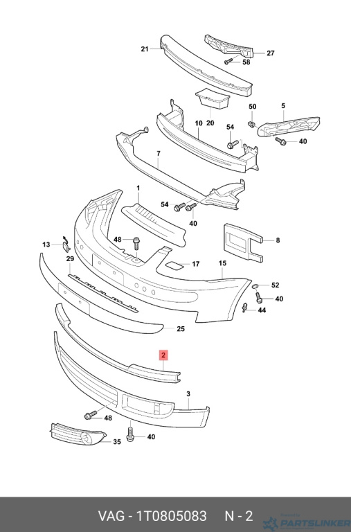 Absorbant soc bara fata Volkswagen Touran (1T1) Mo