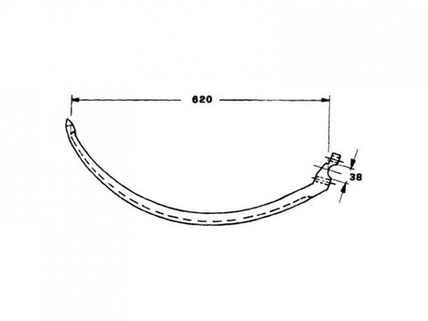 Ac fier presa balotiera Massey Ferguson MF 120, MF 124, MF 128