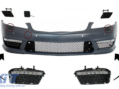 Accesorii Bara Fata compatibil cu Mercedes S-Class W221 S63 S65 Design (2005-2012)