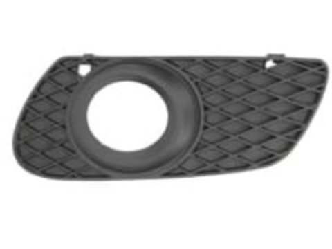 Acoperire bara fata Fata stanga (cu gauri pentru lampa de ceata, plastic, crom/negru) JEEP COMPASS 05.11- 03.11-11.16