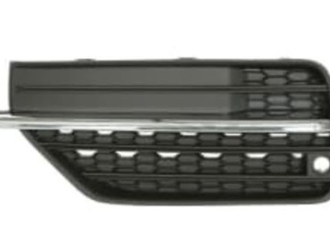 Acoperire bara fata Fata stanga (plastic, crom/negru) CHRYSLER 300C 09.04-11.12 04.11-10.14