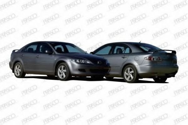 Acoperire fata MAZDA 6 (GG) (2002 - 2008) PRASCO MZ0493210