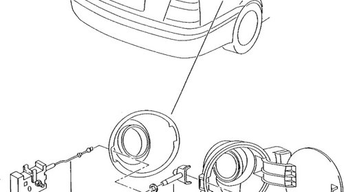 Actuator deschidere usita rezervor Skoda