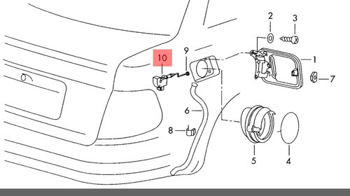 Actuator motoras Volkswagen Audi Seat Sk