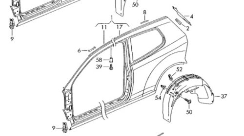 Actuator motoras Volkswagen Audi Seat Sk