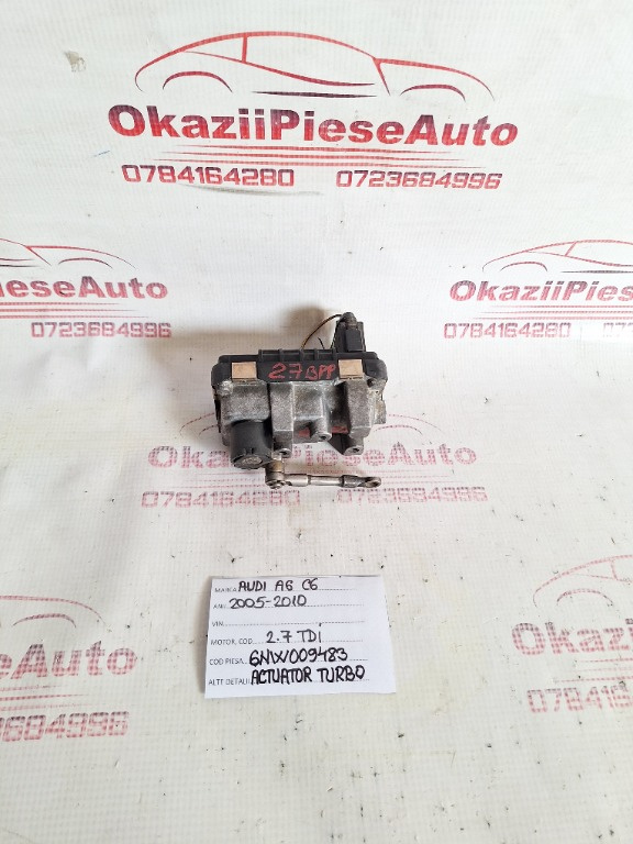 Actuator TURBO AUDI A6 C6 2005-2010 2.7 TDI 6NW009