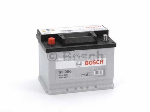 Acumulator baterie auto BOSCH S3 56 Ah 480A cu borne inverse 0 092 S30 060 piesa NOUA