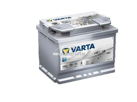 Acumulator baterie auto VARTA Silver Dynamic 60 Ah 680A tip AGM (pentru sistem START/STOP) 560901068D852 piesa NOUA
