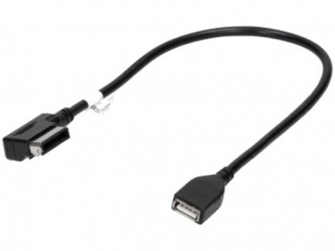 Adaptor Auxiliar USB A soclu, MMI 3G mufa Audi, Seat, Skoda, VW