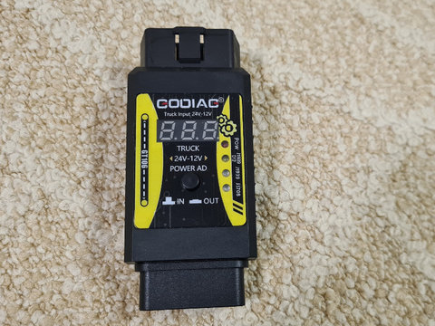 Adaptor Godiag GT106 24V -12V camioane pt. Launch Thinkdiag, Golo, easydiag etc