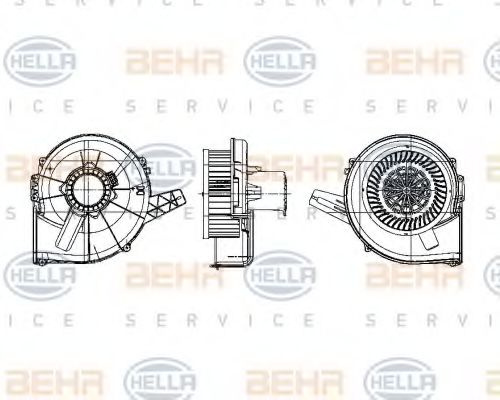 Aeroterma (ventilator) habitaclu SEAT TOLEDO IV (KG3) (2012 - 2016) QWP WVE108