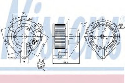 Aeroterma (ventilator) habitaclu VW PASSAT (3A2, 3
