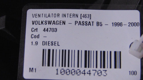 Aeroterma Volkswagen Passat B5