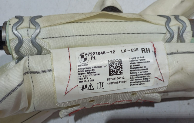 Airbag cortina dreapta 7221046-12 BMW Se