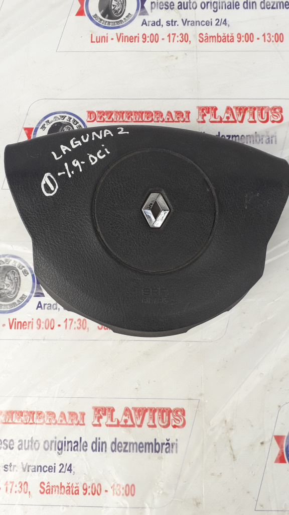 Airbag SRS volan Renault Laguna 2 1.9 dci an 2008 cod 8200071203B