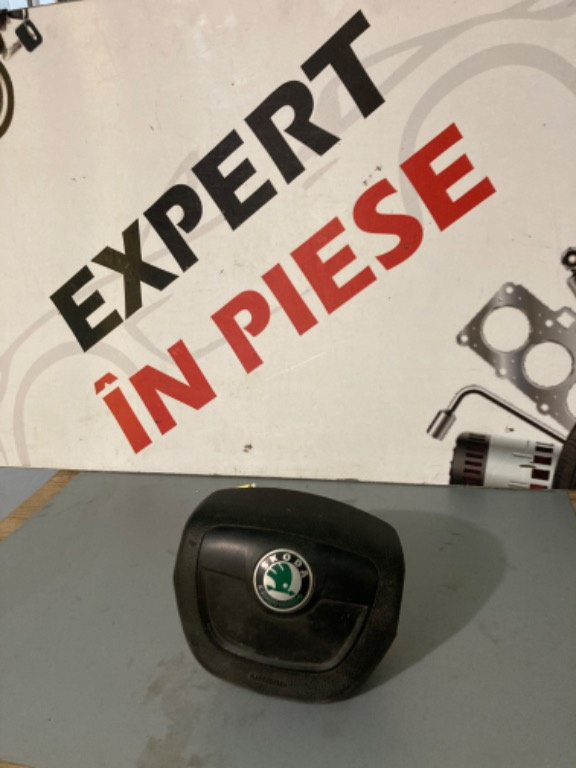 Airbag volan skoda fabia 2 facelift an 2012 cod 5j0880201k