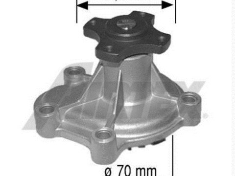 Airtex pompa apa pt opel astra f,vectra a,corsa a si b mot 1.7 diesel