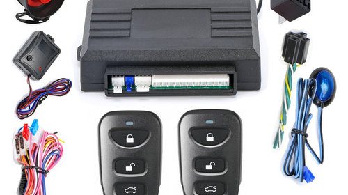 Alarma auto cu 2 telecomenzi KD-59-4
