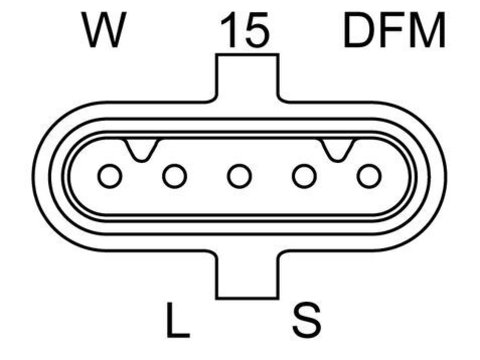 Alternator 0 986 049 820 BOSCH pentru Vw Golf Volvo S80 Nissan Dualis Nissan Qashqai Skoda Favorit Vw Caravelle Vw Transporter Vw Vanagon Vw Cc Vw Passat Vw Beetle Vw Novo Vw Derby Vw Flight Vw Polo Volvo V40 Bmw Seria 3 Man Tga Man Lion Man Tgl Man 