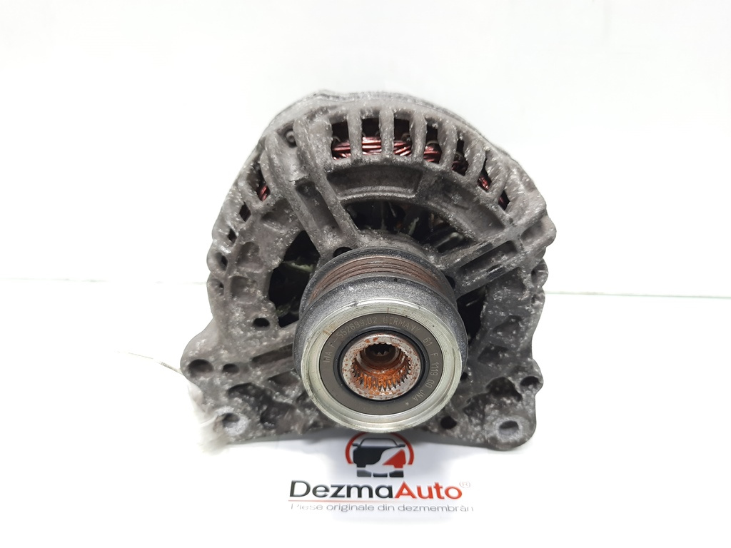 Alternator (120 A), Audi A4 (8E2, B6) [Fabr 2000-2004] 1.9 tdi, AVB, 0986042830 (pr:110747)